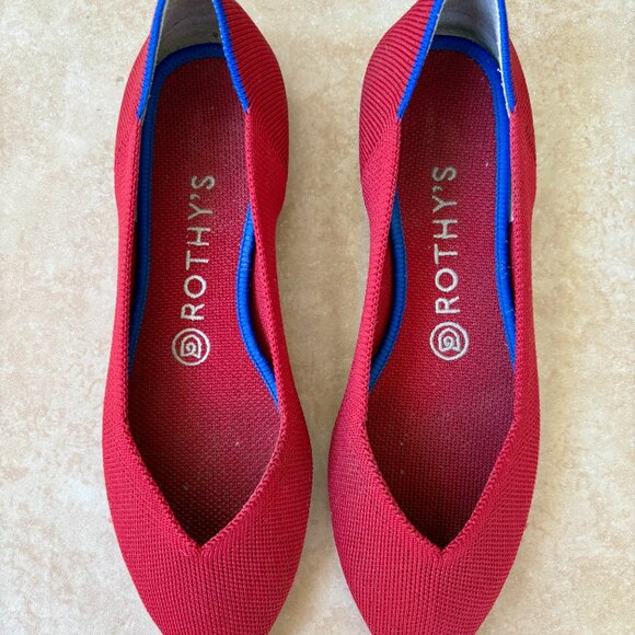 Rothy's The Point in Chili Red (Size 8) - Picture 6 of 8